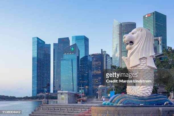 downtown singapore - singapore stockfoto's en -beelden