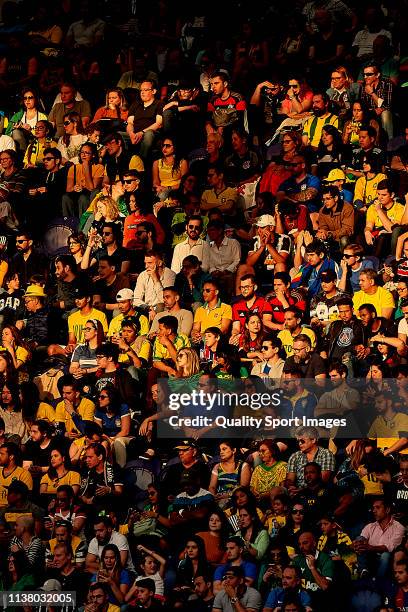 Fans of Brazil during the International Friendly match between Brazil and Panama at Estadio do Dragao on March 23, 2019 in Porto, Portugal.