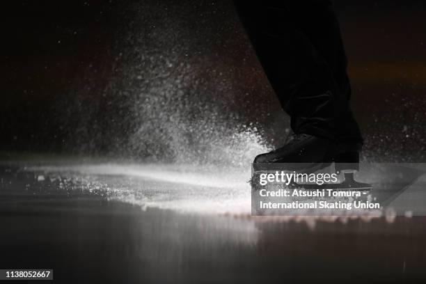 Skater performs during the exhibition gala on day five of the 2019 ISU World Figure Skating Championships at Saitama Super Arena on March 24, 2019 in...