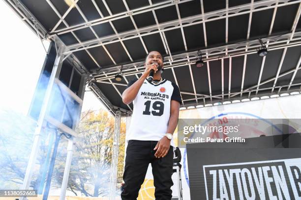 Zaytoven performs onstage during the McDonald's All American Games Fan Fest at Centennial Olympic Park on March 24, 2019 in Atlanta, Georgia.