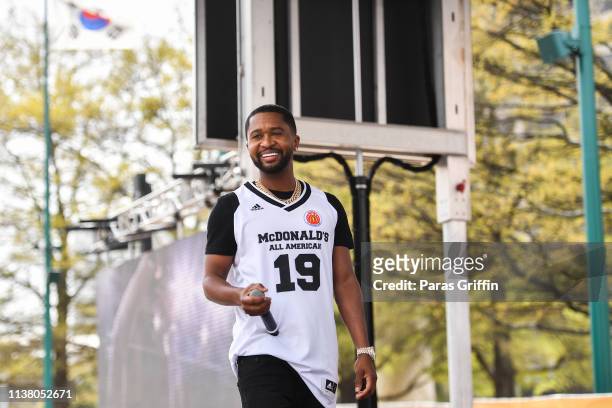 Zaytoven performs onstage during the McDonald's All American Games Fan Fest at Centennial Olympic Park on March 24, 2019 in Atlanta, Georgia.