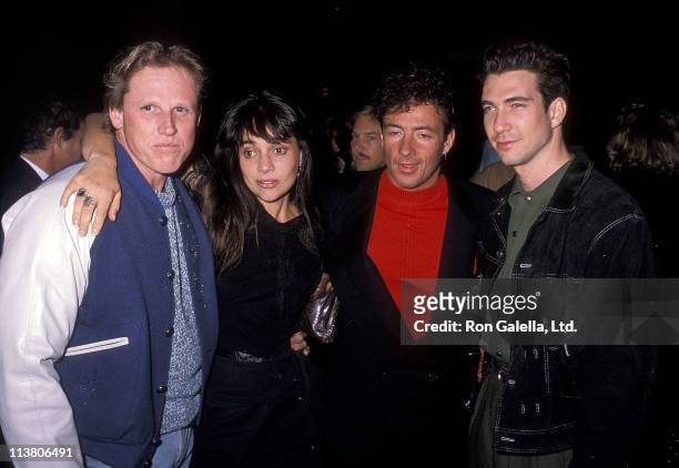 Actor Gary Busey, actress Julie Carmen, actor Ray Sharkey and actor Dylan McDermott attend the Screening of the Showtime Original Movie "The Neon...
