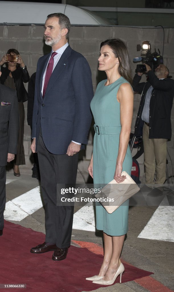 Arrival of King Felipe II and Queen Letizia  to Buenos Aires