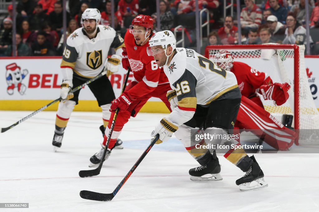 NHL: FEB 07 Golden Knights at Red Wings