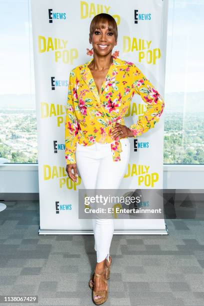 Episode 190418 -- Pictured: Holly Robinson Peete poses for a photo on the set of Daily Pop --