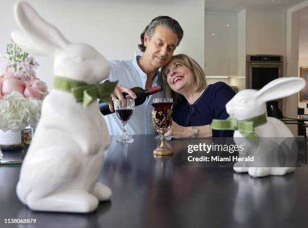 Attorneys William Shihur Jr., left, and wife, May L. Cain, right, embrace both Christian and Jewish high holidays of Easter and Passover. The pair...