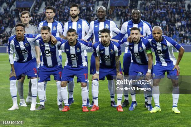 Porto goalkeeper Iker Casillas, Pepe of FC Porto, Felipe of FC Porto, Danilo Pereira of FC Porto, Moussa Marega of FC Porto Eder Militao of FC Porto,...