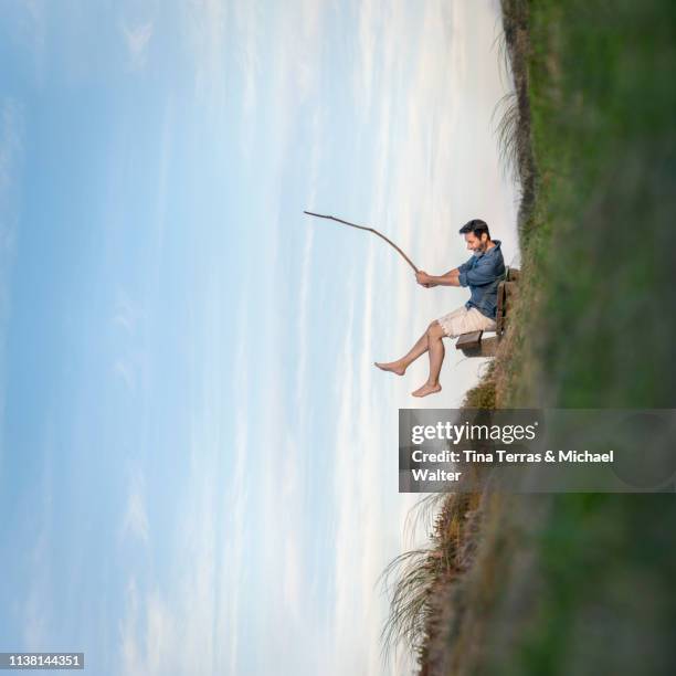 happy birthday - fishing on valentines day - freshwater fishing stock photos et images de collection