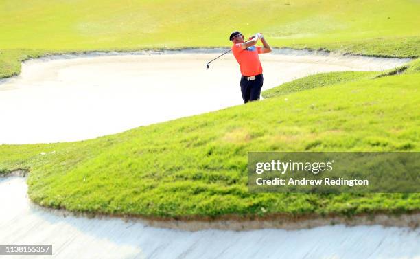 Nicholas Fung of Malaysia during Day Four of the Maybank Championship at Saujana Golf & Country Club, Palm Course on March 24, 2019 in Kuala Lumpur,...