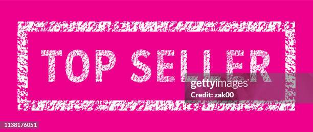 top seller typographic stamp - counter texture stock illustrations