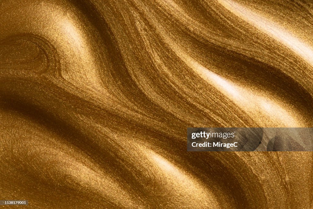 Smooth Gold Colored Paint