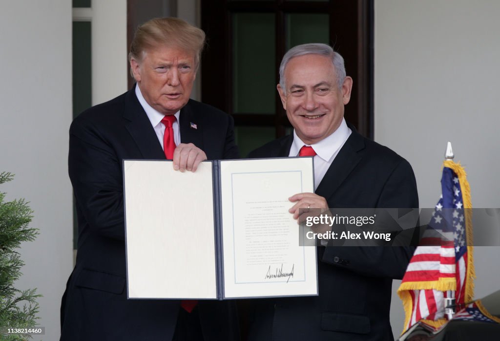 President Donald Trump Welcomes Israeli Prime Minister Benjamin Netanyahu To The White House