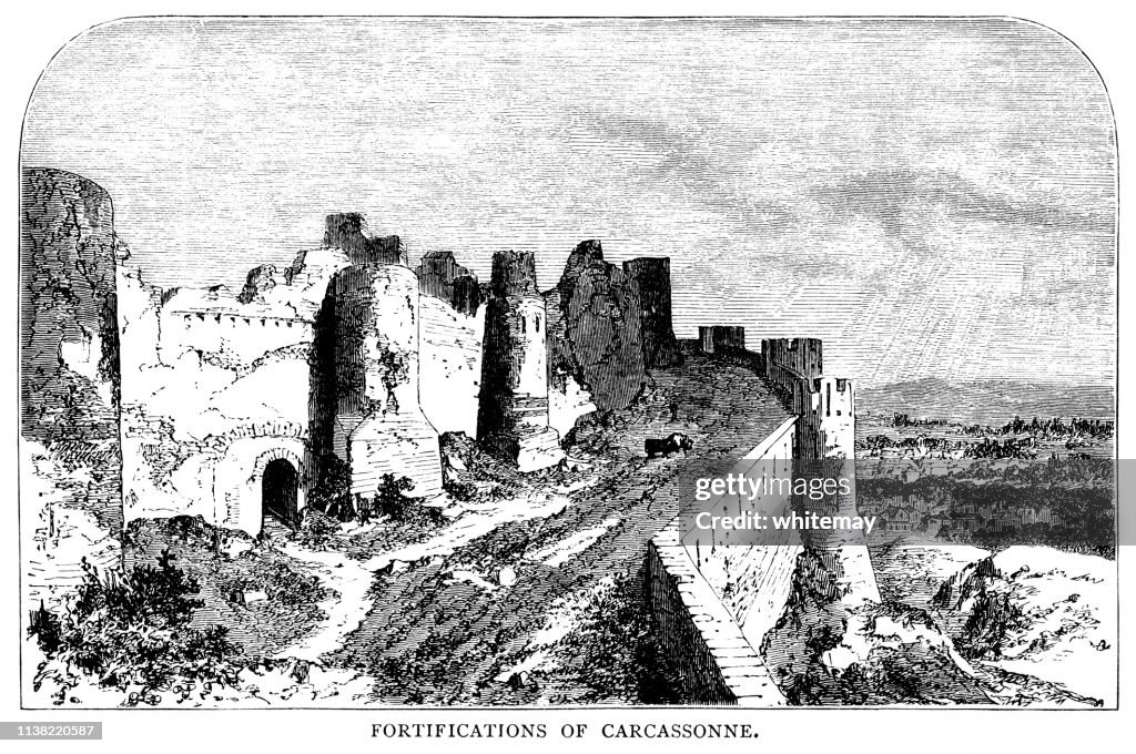 Fortifications of Carcassonne, Aude, France