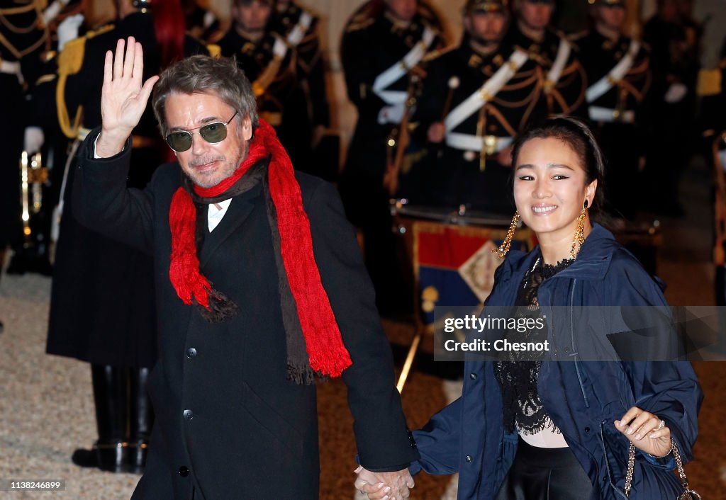 State Dinner In Honor Of Xi Jinping, China's President At Elysee Palace In Paris