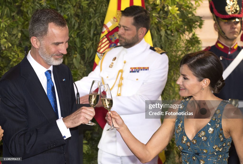 King Felipe II and Queen Letizia Visit Buenos Aires - Day 1