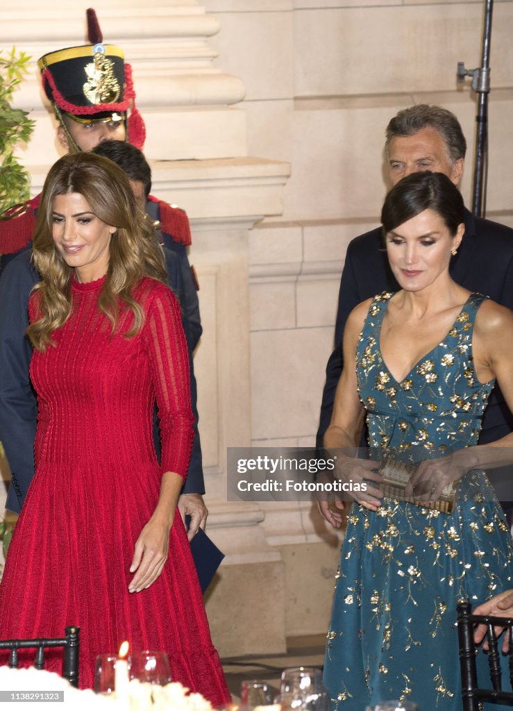 King Felipe II and Queen Letizia Visit Buenos Aires - Day 1