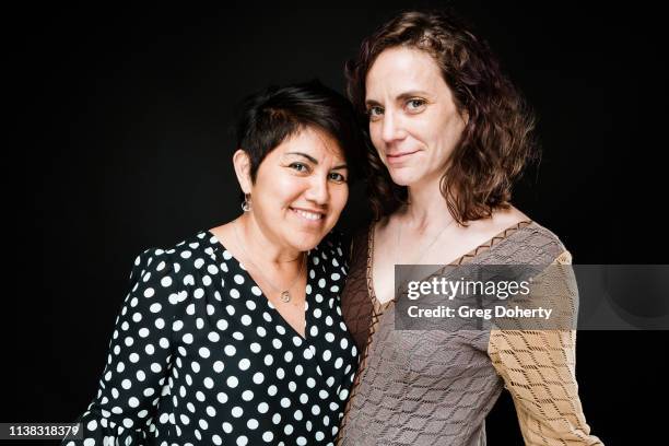 Sanae Garcia and Danna Kinsky attend the Welcome to Cannacity - 'She's Smokin' Event on April 20, 2019 in Los Angeles, California.