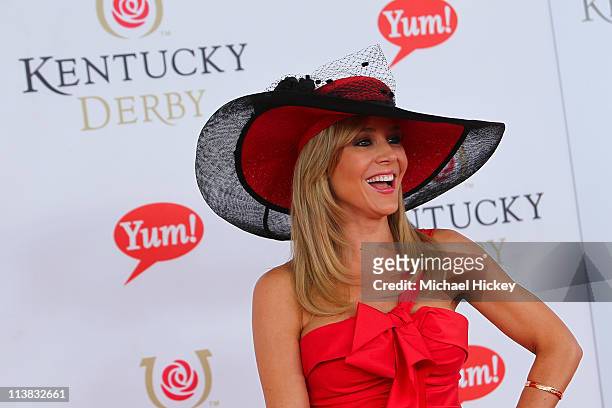 Julie Benz attends the 137th Kentucky Derby at Churchill Downs on May 7, 2011 in Louisville, Kentucky.