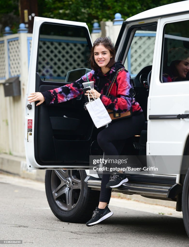 Celebrity Sightings In Los Angeles - April 20, 2019