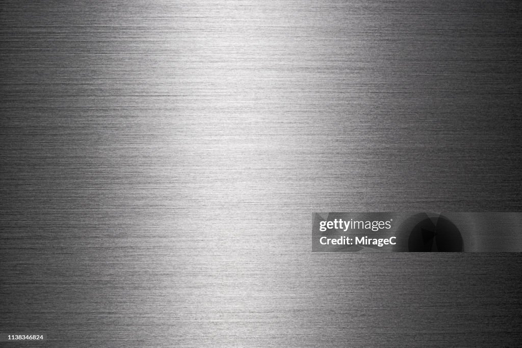 Brushed Metallic Surface Texture