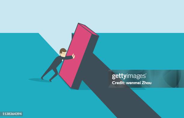 bridging the gap - cartoon bridge stock illustrations