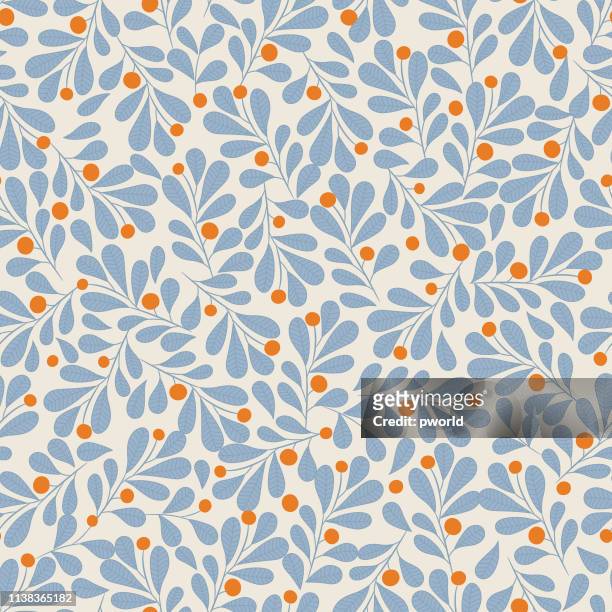 floral seamless pattern . - floral pattern stock illustrations