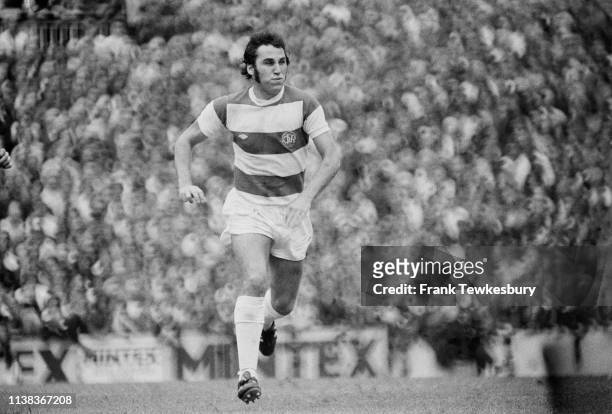 English soccer player Gerry Francis of Queens Park Rangers FC, UK, 23rd September 1975.