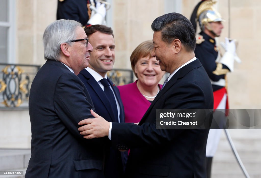 French President Emmanuel Macron Hosts A Meeting On Challenges of Multilateralism At Elysee Palace In Paris