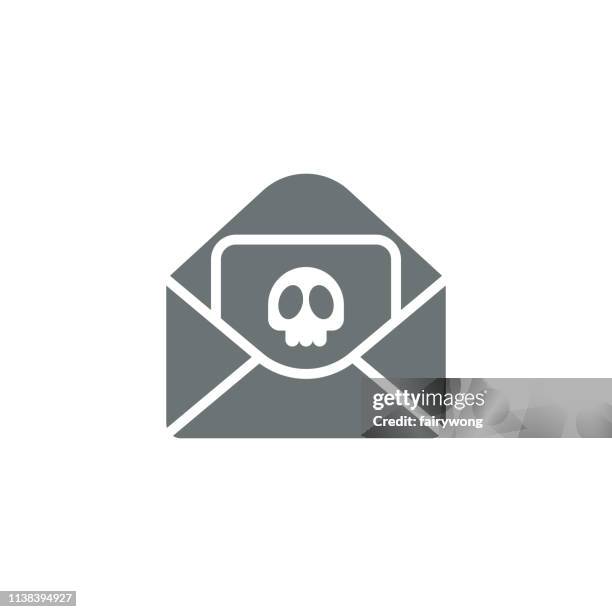 mail icon - selective focus office stock illustrations