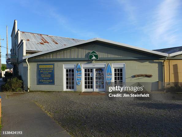 Point Reyes Surf Pt. Reyes Surf Shop in Pt. Reyes, California on March 16, 2019.... News ...