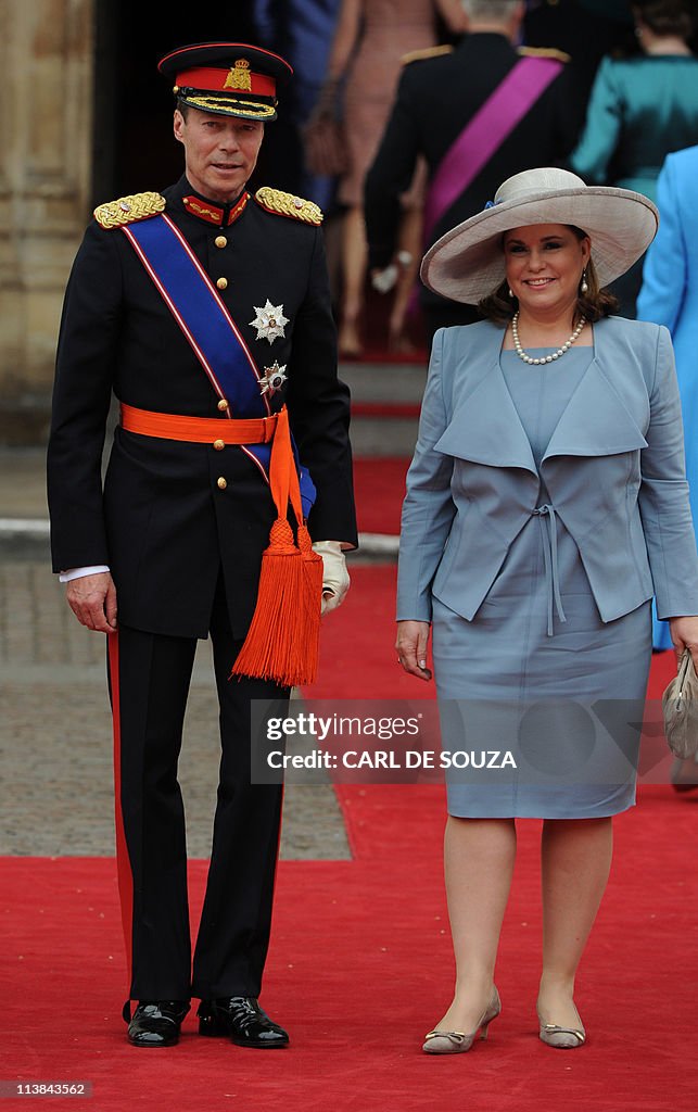 Henri, Grand Duke of Luxembourg (L) and