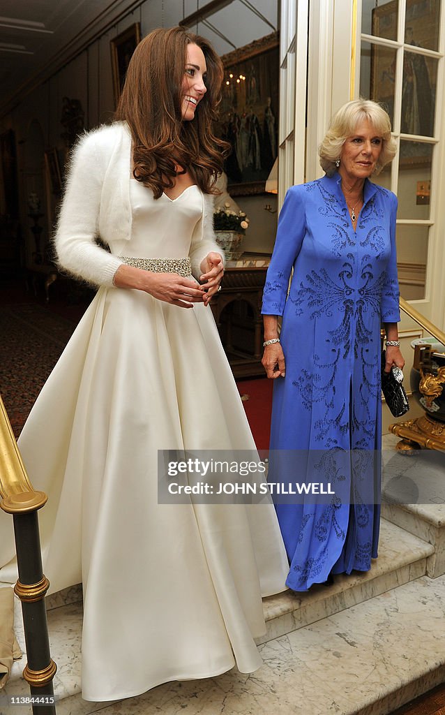 Kate, the Duchess of Cambridge leaves Cl