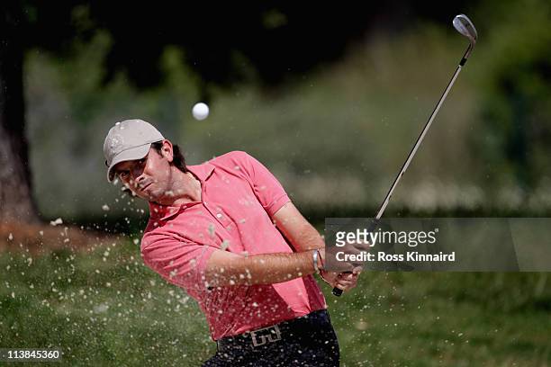 Thomas Aiken of South Africa during the final round of the Open de Espana at the Real Club de Golf El Prat on May 8 , 2011 in Barcelona, Spain.