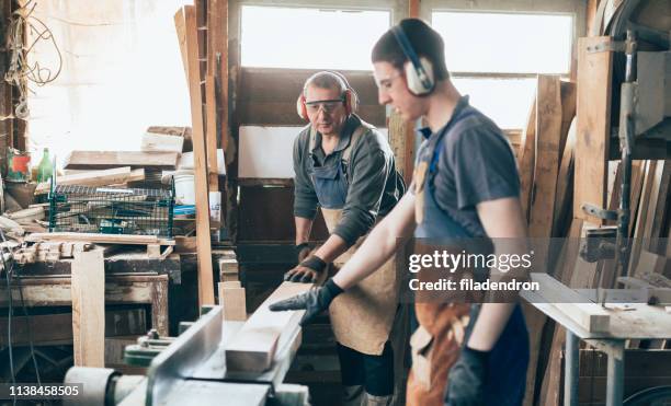carpenters working - old building stock pictures, royalty-free photos & images