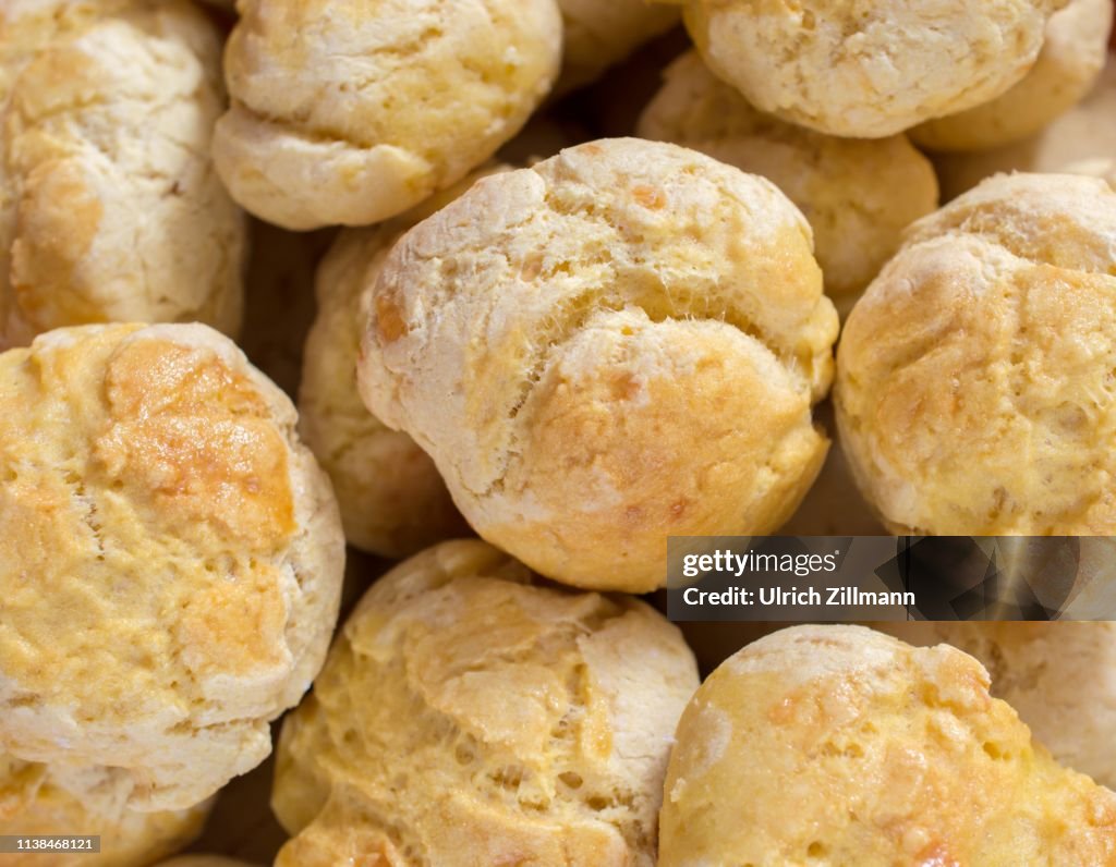 Pao de queijo, small bread rolls, Brazilian pastries, Brazil