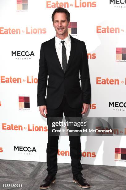 Chesney Hawkes attends the "Eaten By Lions" UK premiere at The Courthouse Hotel on March 26, 2019 in London, England.