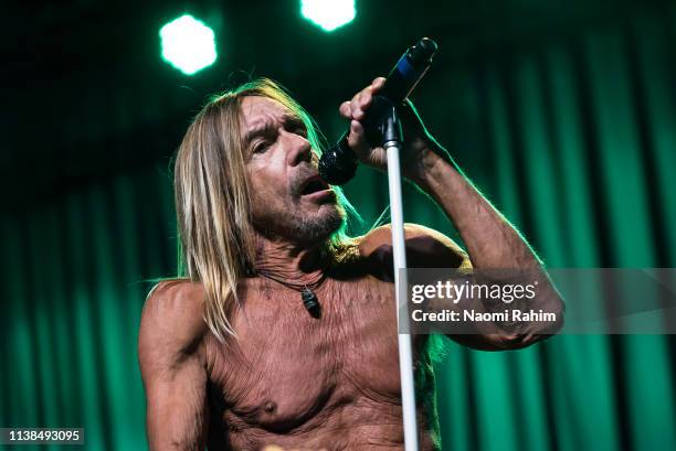 Iggy Pop performs at Festival Hall on his 72nd birthday - April 21, 2019 in Melbourne, Australia.