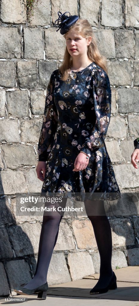 The Royal Family Attend Easter Service At St George's Chapel, Windsor