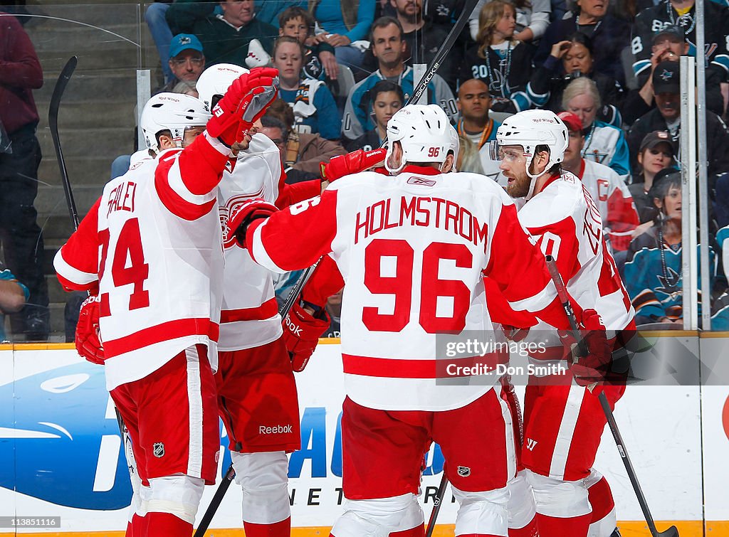 Detroit Red Wings v San Jose Sharks - Game Five