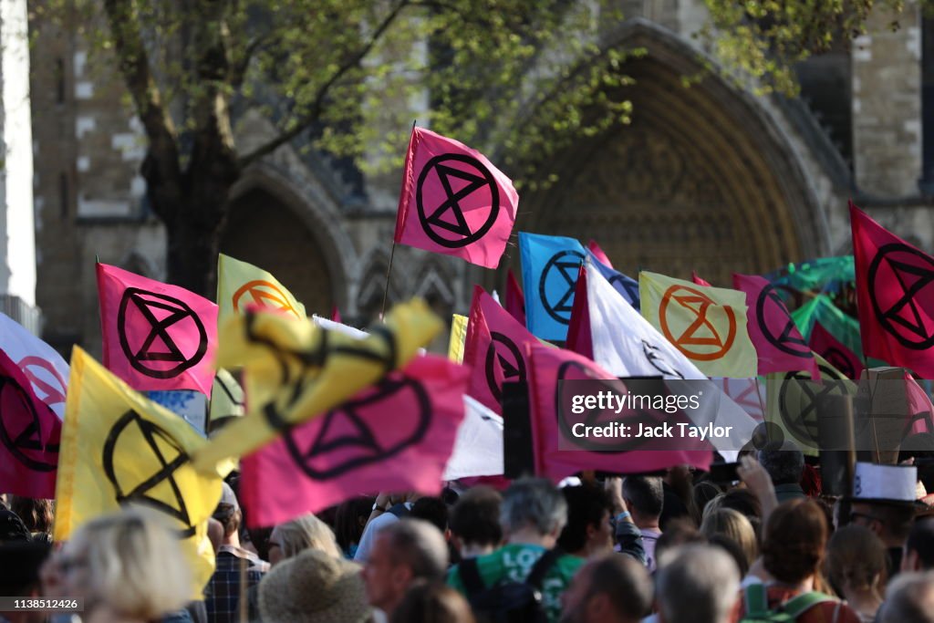 Extinction Rebellion Protests Continue Over The Easter Bank Holiday