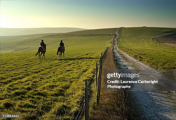 riders - east sussex stock-fotos und bilder