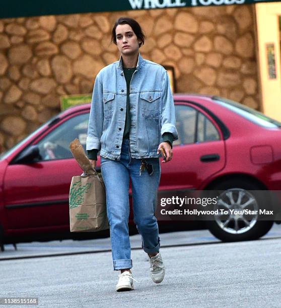 Kate Harrison is seen on April 20, 2019 in Los Angeles, California.