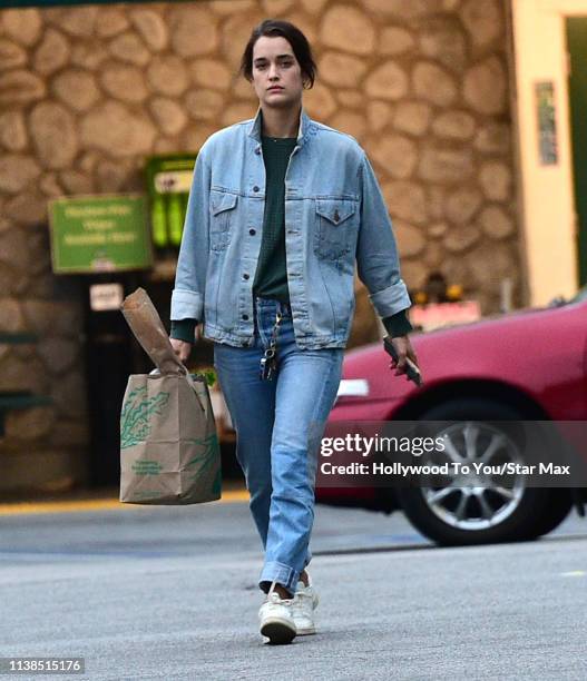 Kate Harrison is seen on April 20, 2019 in Los Angeles, California.