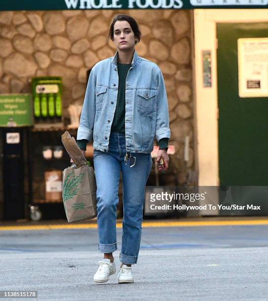 Kate Harrison is seen on April 20, 2019 in Los Angeles, California.