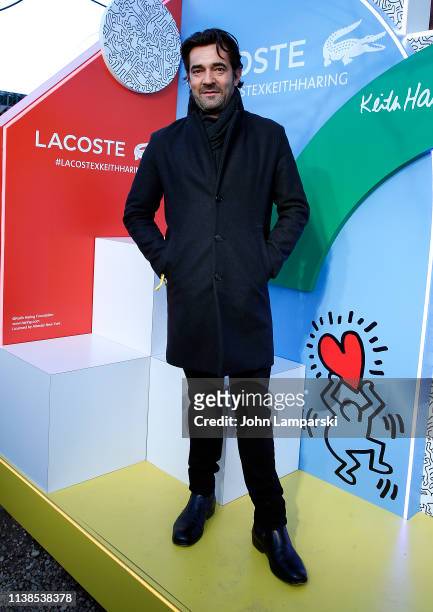 Thierry Guibert attends Lacoste x Keith Haring collaboration launch at Pioneer Works on March 26, 2019 in New York City.