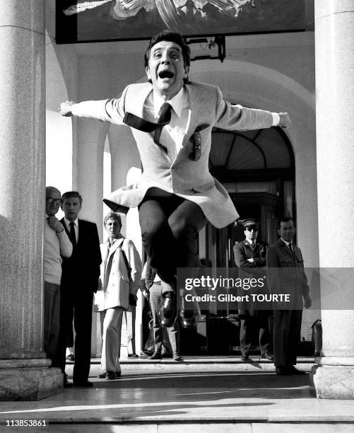 Gilbert Becaud at Cannes Film Festival in 1970.