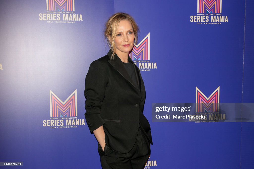 Uma Thurman Master Class : 2nd Series Mania Festival In Lille