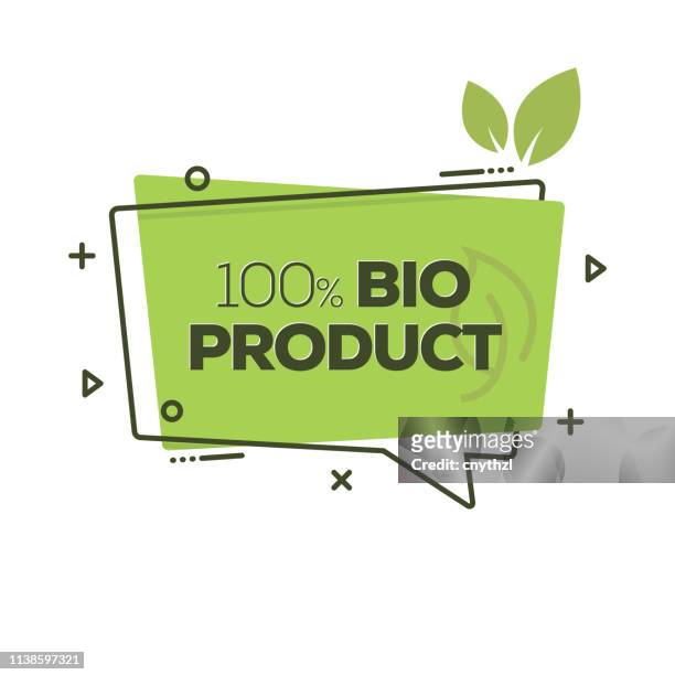 ilustrações de stock, clip art, desenhos animados e ícones de bio product badge - restaurant logo