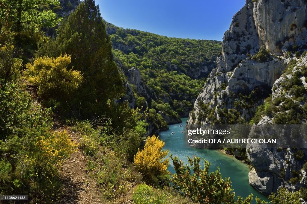 View of Verdon Gorges, Provence-Alpes-Cote d'Azur