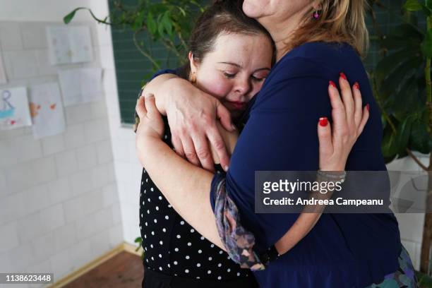 A ballet dancer with Down Syndrome is embracing her mother